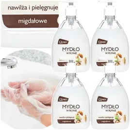 clinex-mydlo-w-plynie-liquid-soap-nawilza-500ml-zapach-migdalowy-4-szt