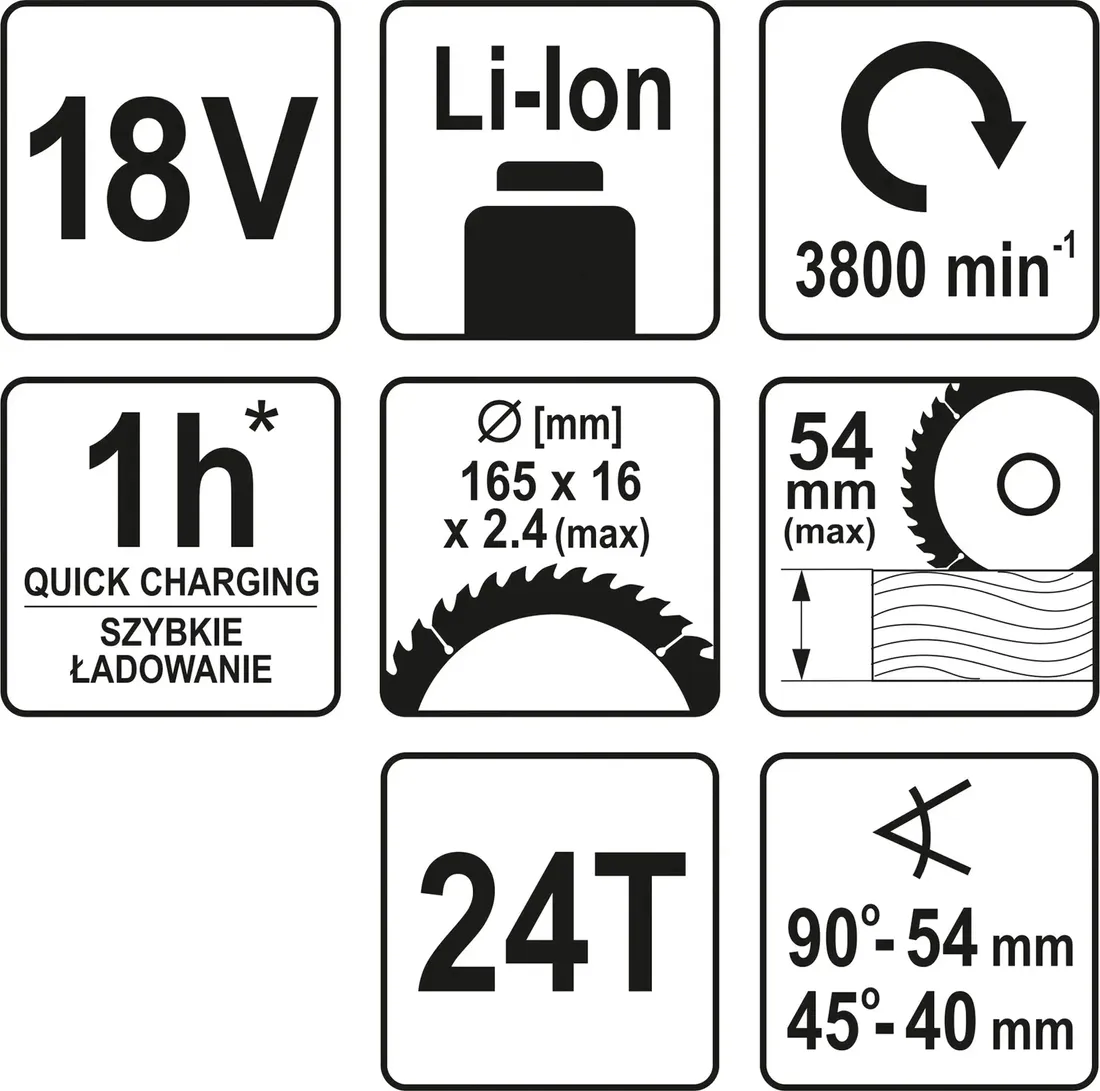 pilarka-165mm-18v-bez-akumulatora-stan-nowy