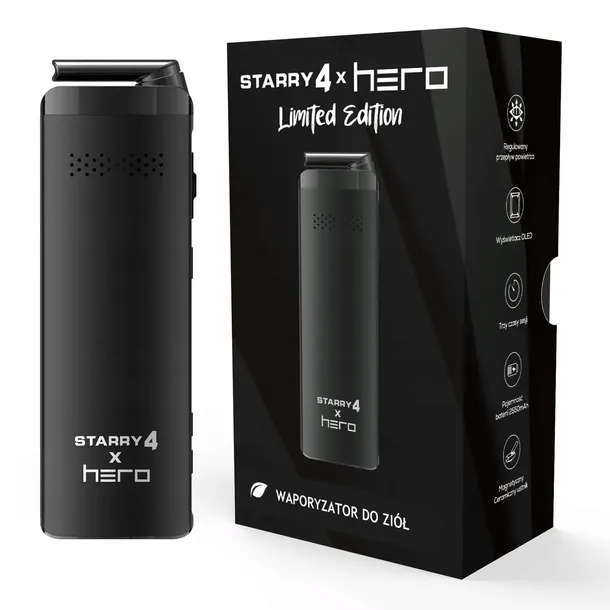 X-Max Starry 4.0 X HERO LIMITED EDITION Black Waporyzator do suszu