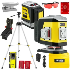 nivel-system-laser-krzyzowy-czerwony-cl2r-walizka-akc-statyw-sjjm1ex-cls4