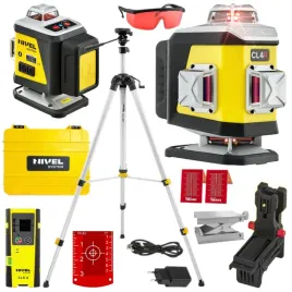 nivel-system-laser-krzyzowy-4d-czerwony-cl4r-walizka-statyw-sjjm1ex-cls4