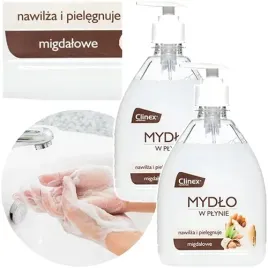 clinex-mydlo-w-plynie-liquid-soap-nawilza-500ml-zapach-migdalowy-2-szt