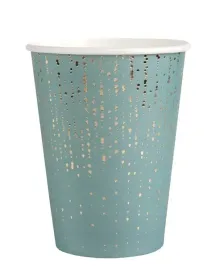 kubeczki-papierowe-zielone-zielony-270-ml-10-szt-zlote-wzorki-zloty