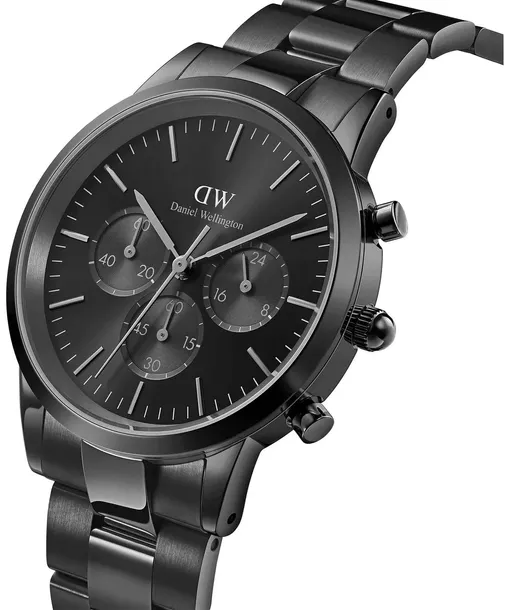 Zegarek męski Daniel Wellington Iconic Chronograph Link Onyx B