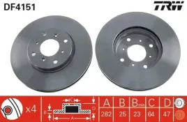 tarcza-hamulcowa-trw-df4151