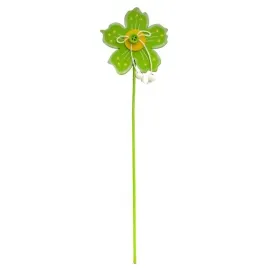 zielony-kwiat-na-drewnianym-piku-dekoracja-28-cm-ogrod-wielkanoc