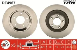 tarcza-hamulcowa-trw-df4967