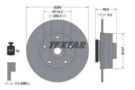 tarcza-hamulcowa-textar-92291003