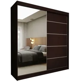 szafa-przesuwna-mirella-200-cm-z-lustrem-szafa-dwudrzwiowa-wenge