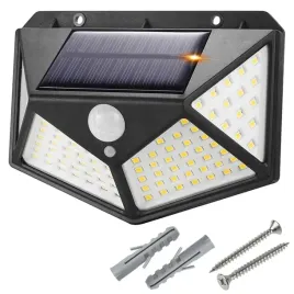 lampa-solarna-100-led-z-czujnikiem-zmierzchu-ruchu-elewacyjna-nascienna-moc