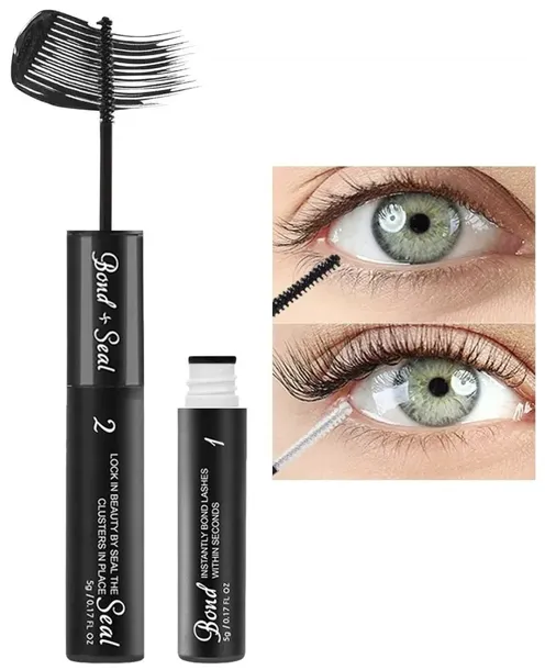 Klej do rzęs bondingowych Bond & Seal Czarny 2w1 10g