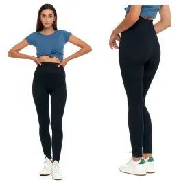 moraj-legginsy-getry-damskie-z-wysokim-stanem-prazkowane-czarne-s-m