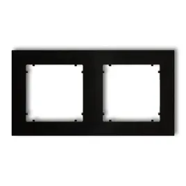 ramka-uniwersalna-mini-podwojna-czarna-tworzywo