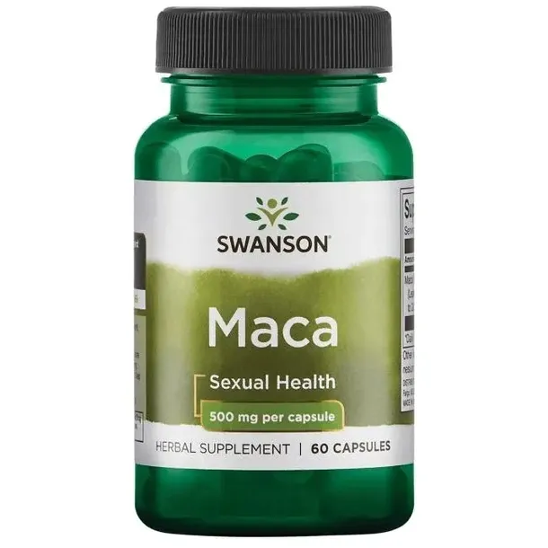 Swanson Maca Extract 500mg 60kaps LIBIDO PŁODNOŚĆ
