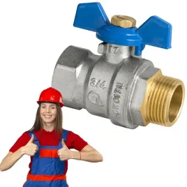 kurek-kulowy-zawor-1-woda-niebieski-motylek-wz