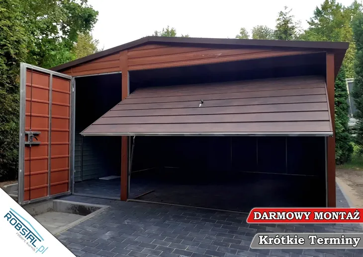garaz-blaszany-5x5m-stan-nowy