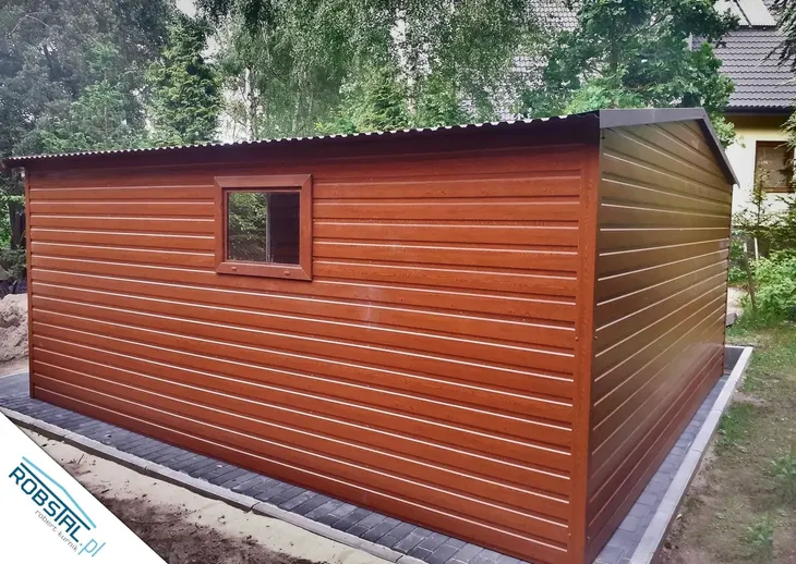 garaz-blaszany-5x5m-spad-dachu-dach-dwuspadowy