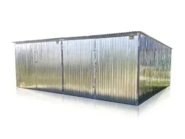 garaz-blaszany-podwojny-6x6m-blaszak-ocynkowany