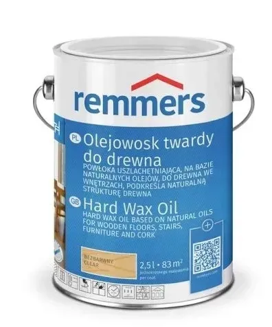 Remmers olejowosk twardy do drewna BIAŁY RAL9010 2,5l schody podłogi