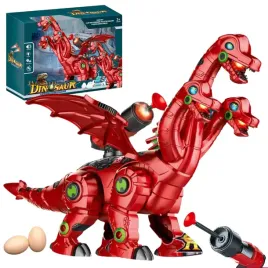 dinozaur-trzyglowy-znosi-jaja-wystrzal-rakiet-efekty-swietlne-i-dzwiekowe