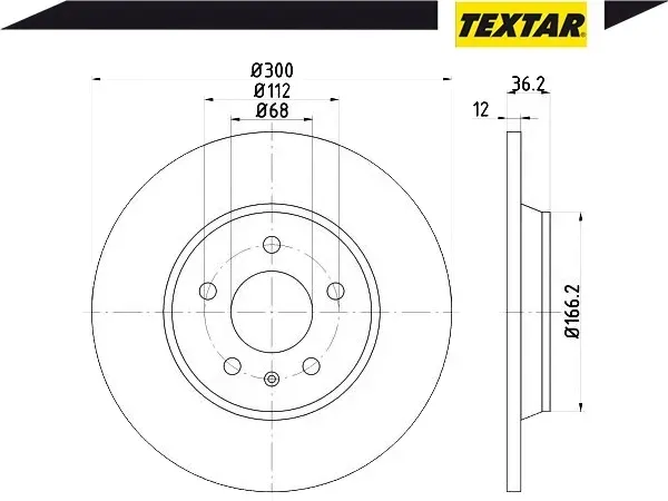 tarcza-hamulcowa-textar-92160103-waga-z-opakowaniem-5-kg