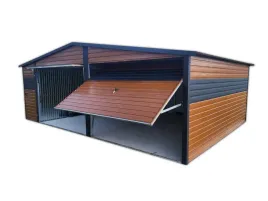 garaz-blaszany-7x6-garaz-blaszak-drewnopodobny-bramy-uchylne-producent