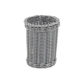 koszyczek-pionowy-na-sztucce-rattanowy-okragly-szary-wysoki-15cm-technica