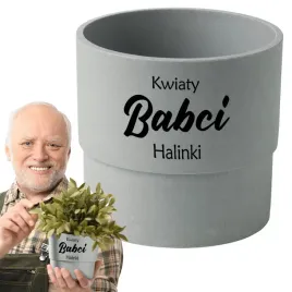 oslonka-doniczki-z-personalizowanym-napisem-dla-babci-05-imie-szary-prezent
