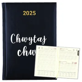 kalendarz-planer-na-rok-2025-bialy-napis-prezent-motywacja-29-granatowy