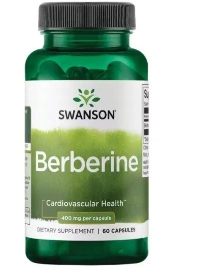 SWANSON BERBERYNA odchudzanie CUKRZYCA serce SKÓRA berberine 60 kapsułek