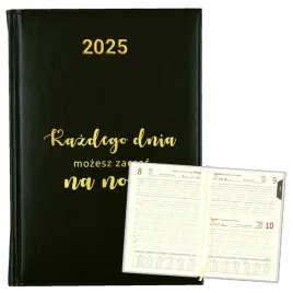 kalendarz-planer-na-rok-2025-zloty-napis-prezent-motywacja-11-czarny