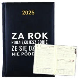 kalendarz-planer-na-rok-2025-bialy-napis-prezent-motywacja-7-granatowy