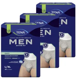 3x8szt-meskie-dyskretne-majtki-nietrzymanie-moczu-tena-men-pants-szare-l-xl
