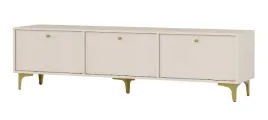 komoda-rtv-tokyo-a-180x40-nozki-zlote-kolor-bez-piaskowy-3-drzwi
