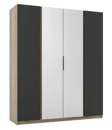 szafa-kaja-4-drzwi-lustro-200cm-polki-drazek-kolor-czarnym-z-dab-evoke