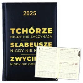 kalendarz-planer-na-rok-2025-zloty-napis-prezent-motywacja-25-granatowy