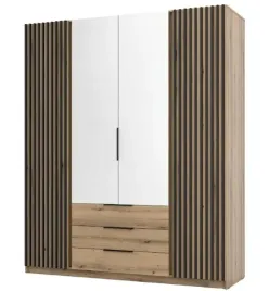szafa-kaja-4-drzwi-lustra-lamele-3-szuflady-200cm-polki-drazek-dab-evoke