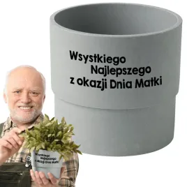 oslonka-doniczki-z-napisem-dla-mamy-02-szary-prezent-na-urodziny-imieniny