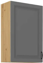 szafka-stilo-60-gorna-wysoka-ciemnoszary-dab-artisan-1-drzwi