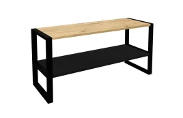 szafka-rtv-loft-kolor-dab-artisan-czarny-nogi-czarne-metalowe