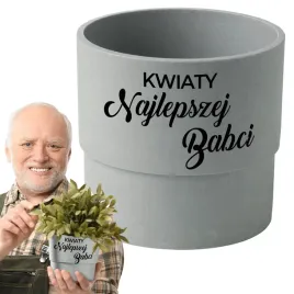 oslonka-doniczki-z-napisem-dla-babci-09-szary-prezent-na-urodziny-imieniny
