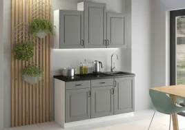kuchnia-stilo-150cm-ciemnoszary-bialy-mat