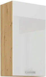 szafka-oliwia-45-gorna-wysoka-1-drzwi-bialy-polysk-dab-artisan