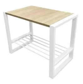 lawka-szafka-na-buty-loft-dab-sonoma-nogi-biale-metalowe