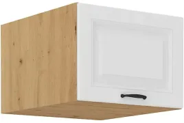 szafka-stilo-50-gleboka-na-komin-lodowke-bialy-mat-dab-artisan-1-drzwi