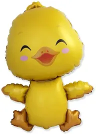 balon-foliowy-zolta-kaczuszka-kaczka-zwierzeta-na-urodziny-roczek-34-cm