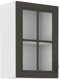 szafka-stilo-40-gorna-przeszklone-grafit-bialy-mat-1-drzwi
