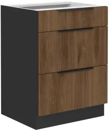 szafka-monza-60-dolna-3-szuflady-kolor-orzech-okapi-czarny-mat