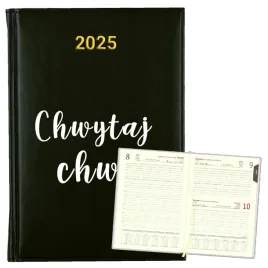 kalendarz-planer-na-rok-2025-bialy-napis-prezent-motywacja-29-czarny