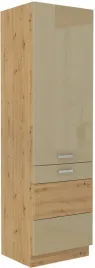 szafka-oliwia-60-komin-zabudowa-lodowki-2drzwi-cappucino-polysk-dab-artisan